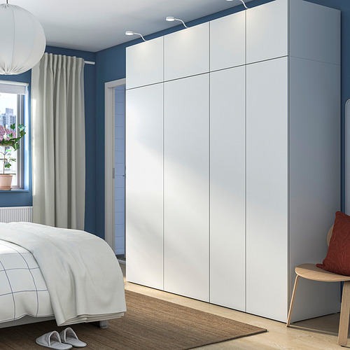 PLATSA, wardrobe with 8 doors 3 of 3 open dialog