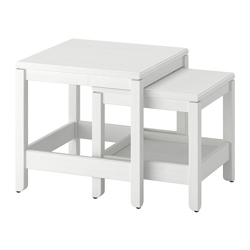 HAVSTA, nesting tables, set of 2 1 of 6 open dialog
