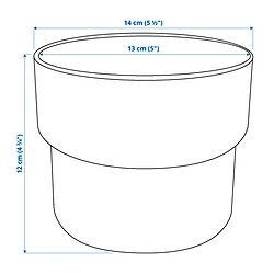 Measurement Illustration - FÖRENLIG plant pot