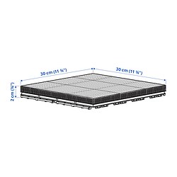 Measurement Illustration - RUNNEN decking, outdoor