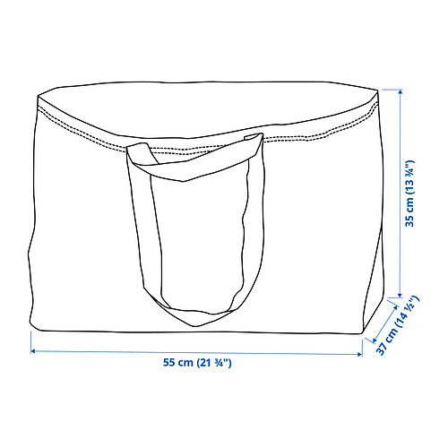 FRAKTA, shopping bag, large 7 of 7 open dialog