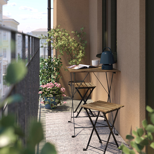 TÄRNÖ, mesa con 2 taburetes, exterior. 2 de 2 open dialog