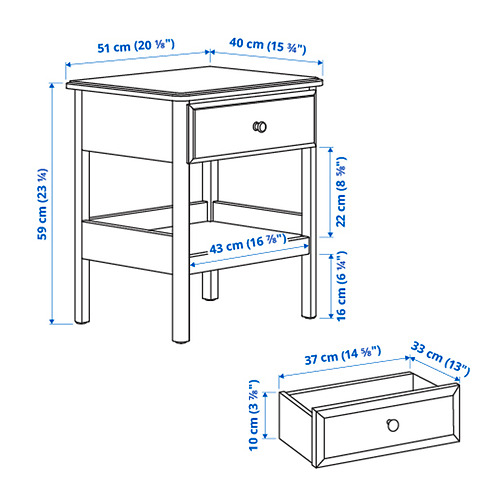 TYSSEDAL, nightstand 6 of 6 open dialog