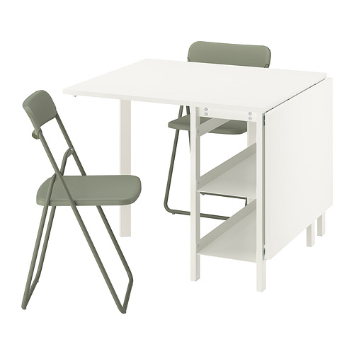 VIHALS / VIHALS, table and 2 folding chairs. 1 of 9 open dialog