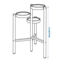 Measurement Illustration - SATSUMAS plant stand