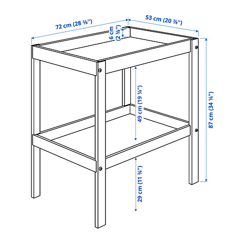 SNIGLAR, 2-piece baby furniture set 4 of 4 open dialog