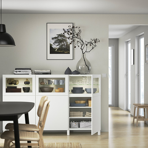 BESTÅ, storage combination with doors 2 of 8 open dialog
