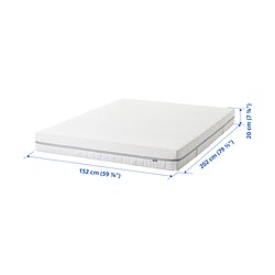 Measurement Illustration - ÅBROTTEN foam mattress