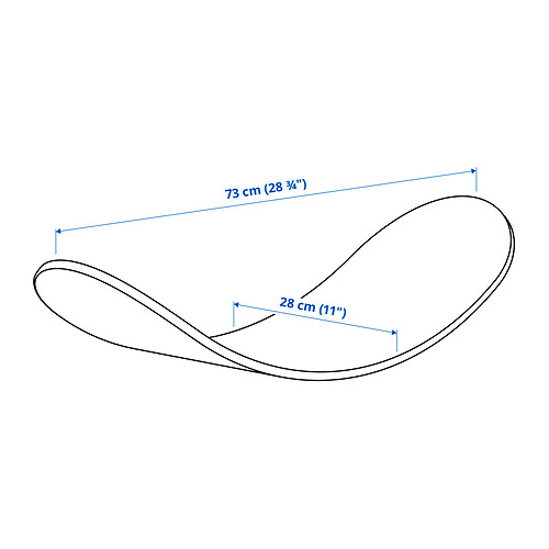 Ilustración con medidas del producto: GREJSIMOJS.