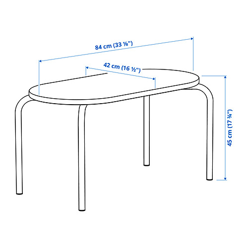 Ilustración con medidas del producto: GREJSIMOJS.