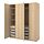 Select colour variation: FORSAND white stained oak effect