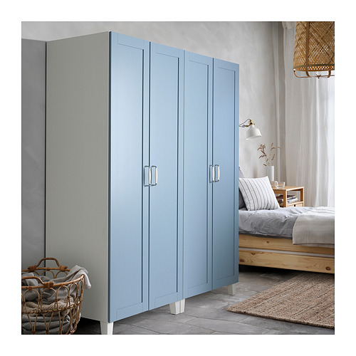 PLATSA, wardrobe with 4 doors 4 of 6 open dialog