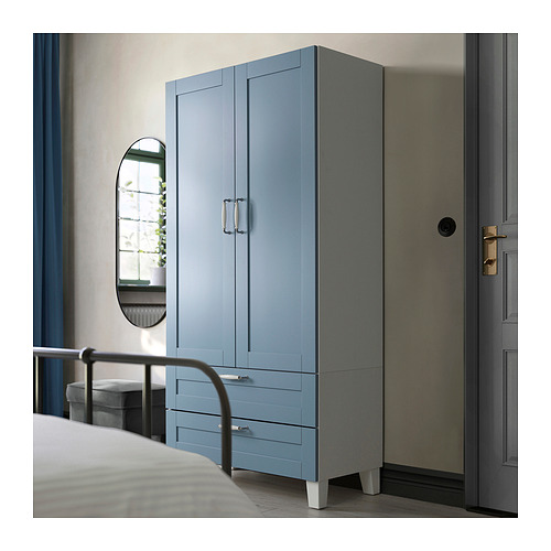 PLATSA, wardrobe with 2 doors+2 drawers 4 of 9 open dialog