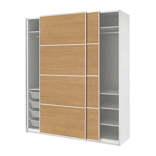 PAX / MEHAMN, wardrobe with sliding doors. 1 of 4 open dialog