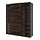 Current variation: dark gray black/double sided dark brown oak effect
