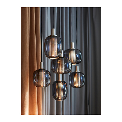 HÖGVIND, pendant lamp with 3 lamps 6 of 10 open dialog