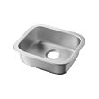 FYNDIG single bowl top mount sink 