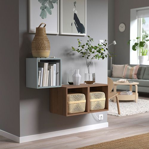EKET, wall cabinet with glass door 3 of 6 open dialog