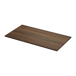TOLKEN, countertop, Brown walnut effect / laminated