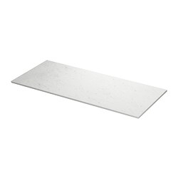 TOLKEN, countertop, White marble effect / foliated board