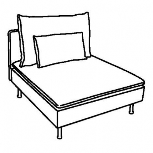 SÖDERHAMN, 1-seat section, frame. 1 of 1 open dialog