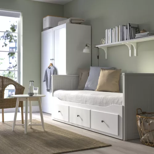 ベッドフレーム PICKUP ONLY HEMNES Daybed 80x200 cm IKEA Tenerife - HEMNES daybed frame with 3 drawers without