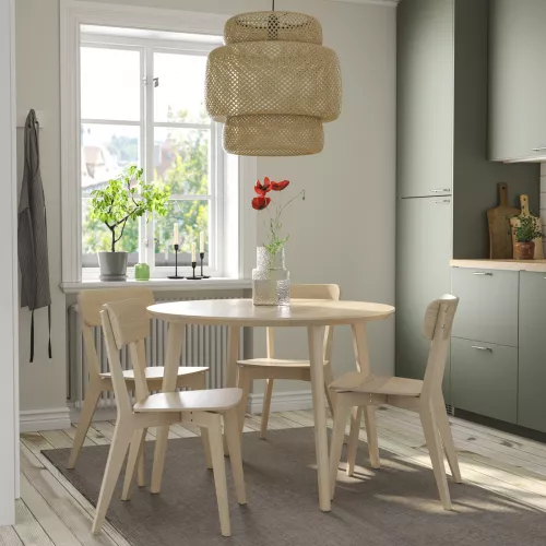 IKEA LISABO（リサボー）丸テーブル 105cm IKEA Gran Canaria - LISABO round dinig table, ash veneer, Ø105 cm