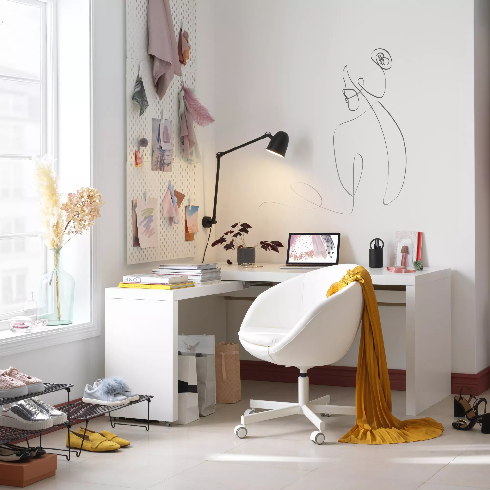 IKEAパソコンデスク MALM MALM desk white - IKEA