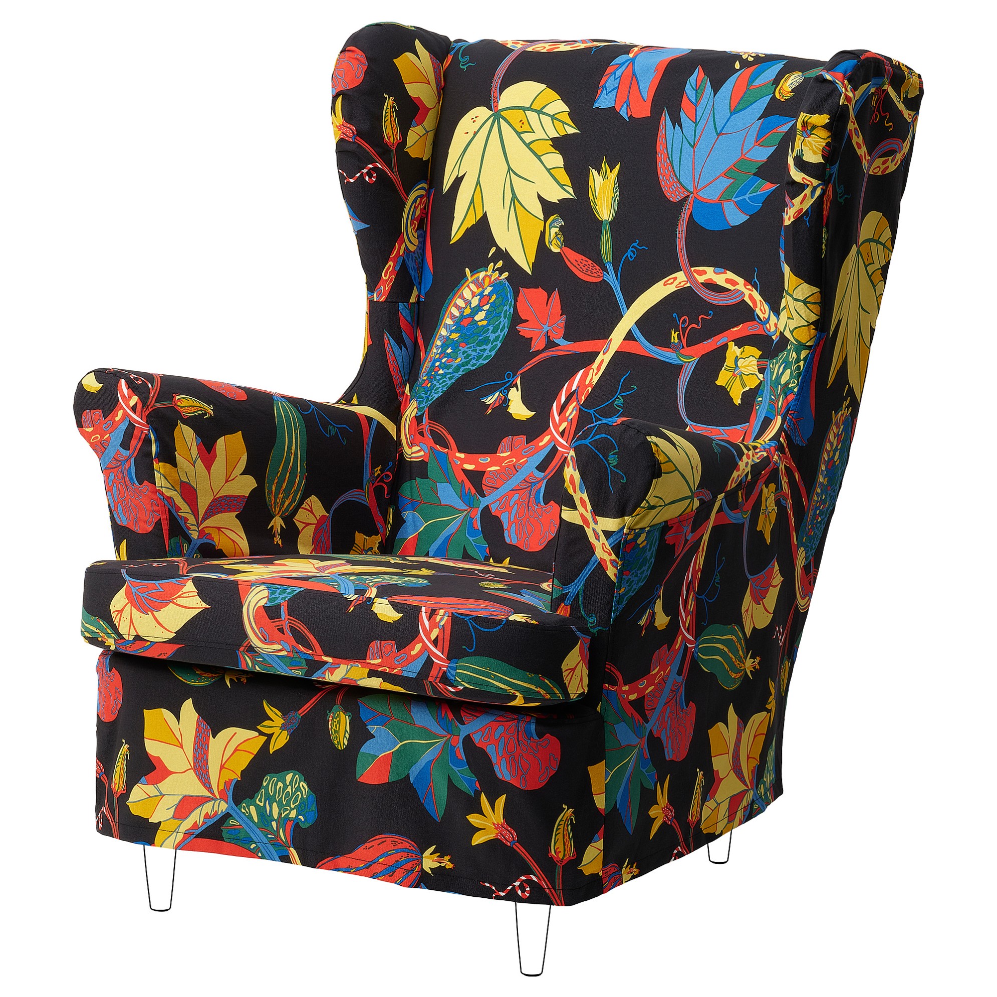 STRANDMON, wing chair with extra slipcover 1 of 5 open dialog
