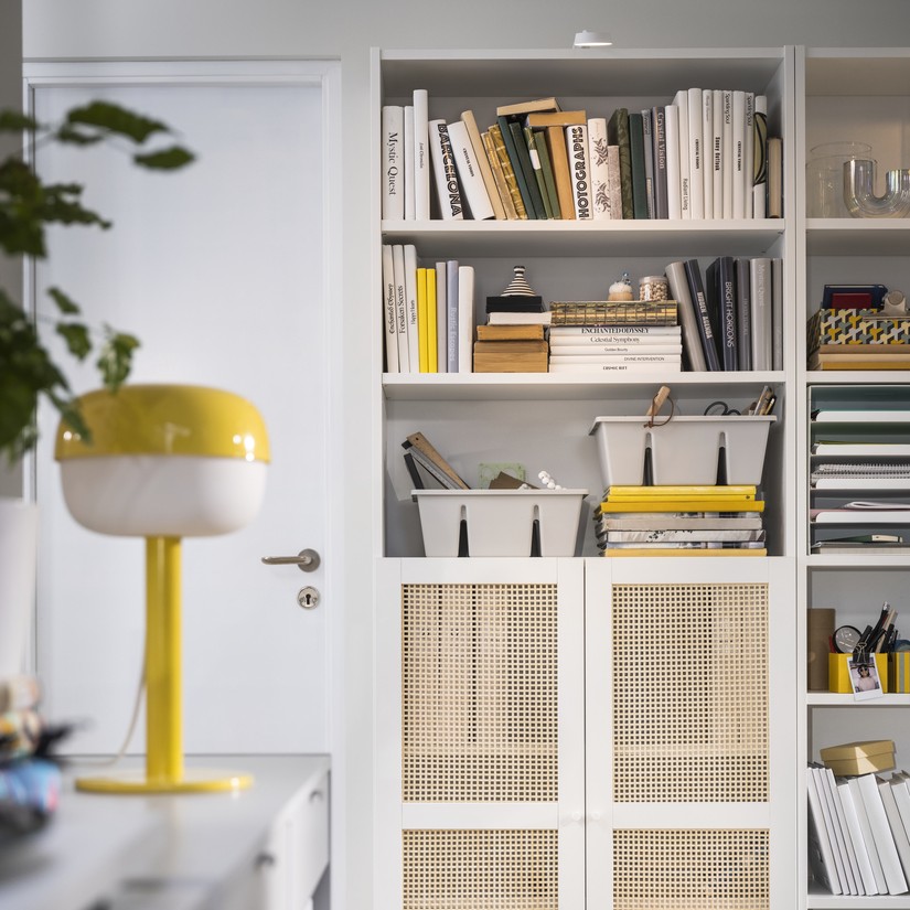 BILLY / HÖGADAL, bookcase with doors 2 of 4 open dialog