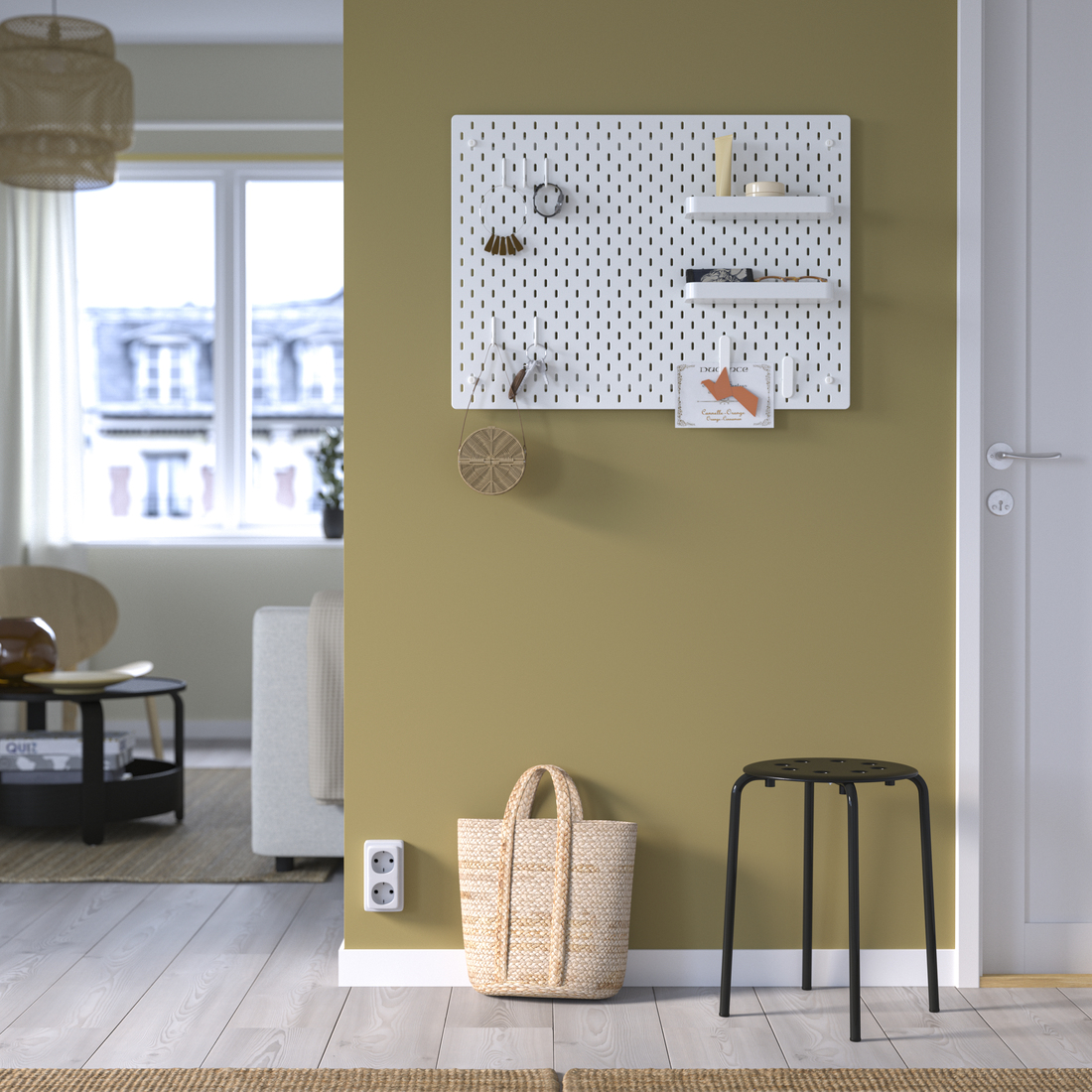 SKÅDIS, pegboard combination 4 of 4 open dialog