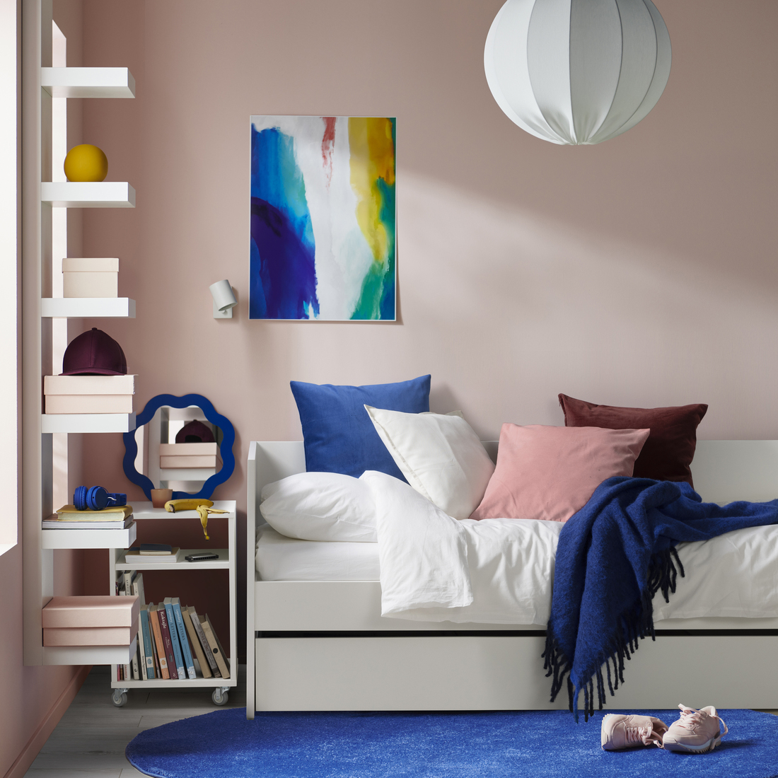 VIHALS, day-bed with trundle bed 5 of 10 open dialog