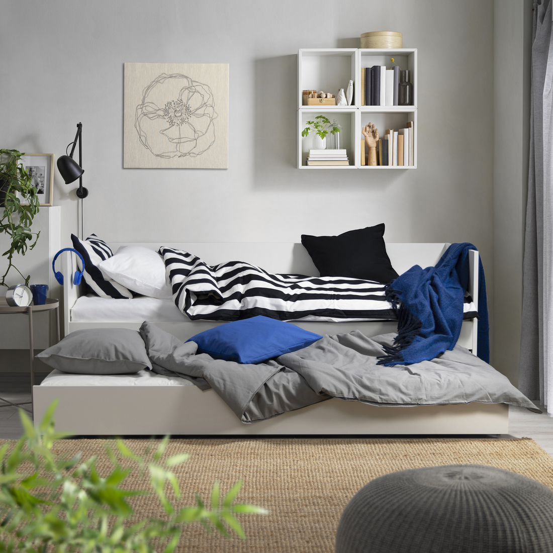 VIHALS, day-bed with trundle bed 2 of 10 open dialog