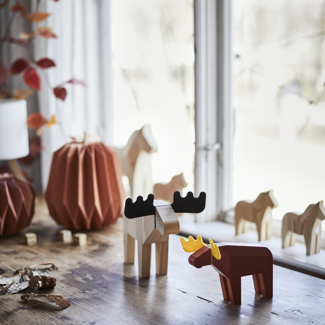 HÖSTAGILLE, decoration, moose 4 of 7 open dialog
