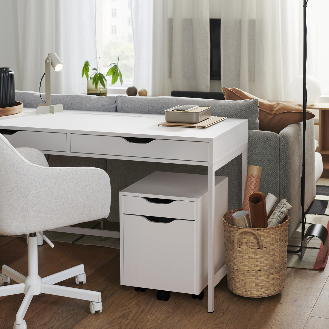 ALEX, drawer unit on casters. 2 of 8 open dialog