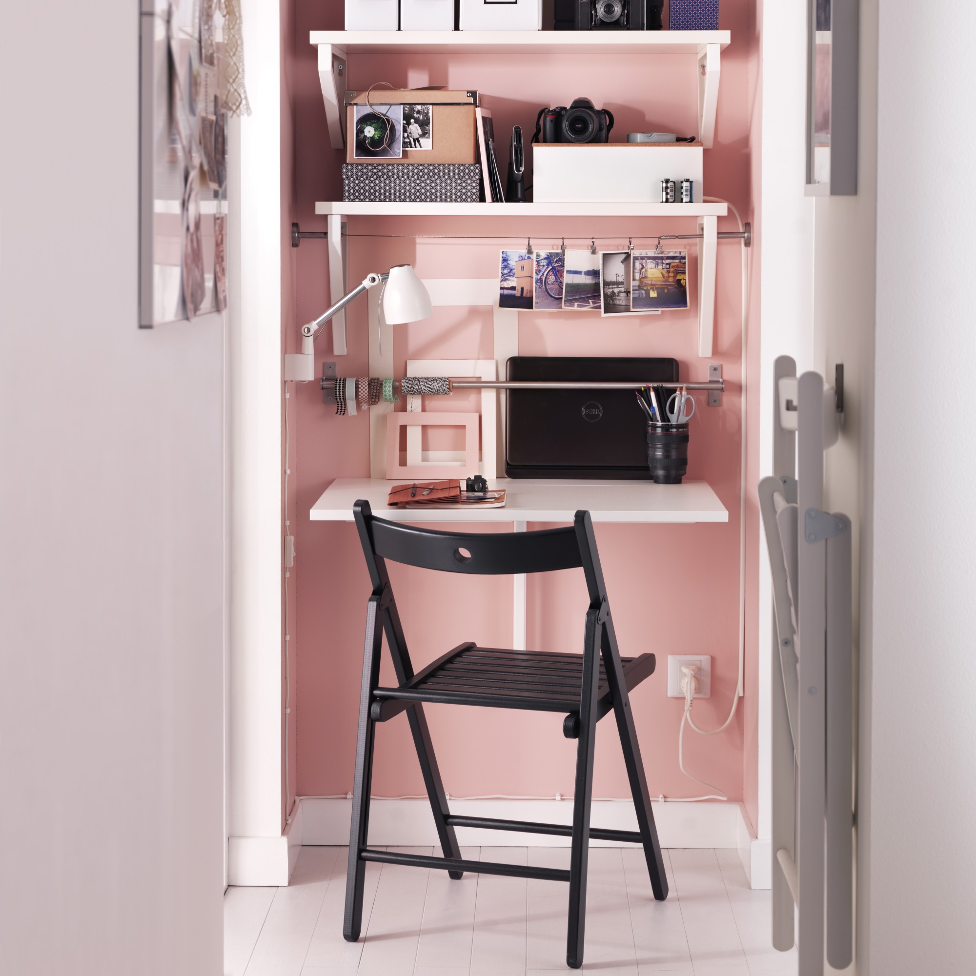 NORBERG, wall-mounted drop-leaf table. 3 of 5 open dialog