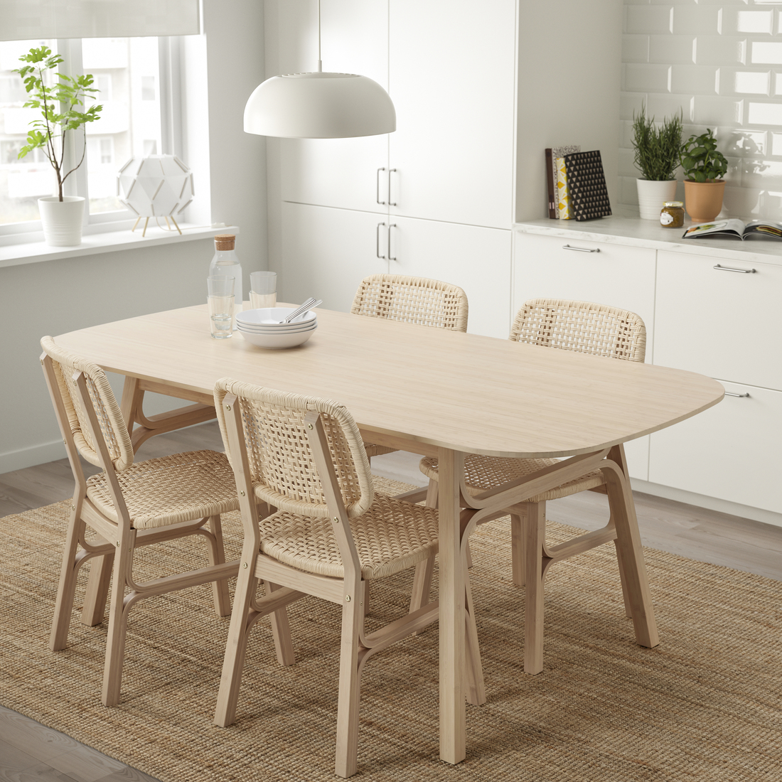 VOXLÖV, mesa de comedor. 2 de 6 open dialog