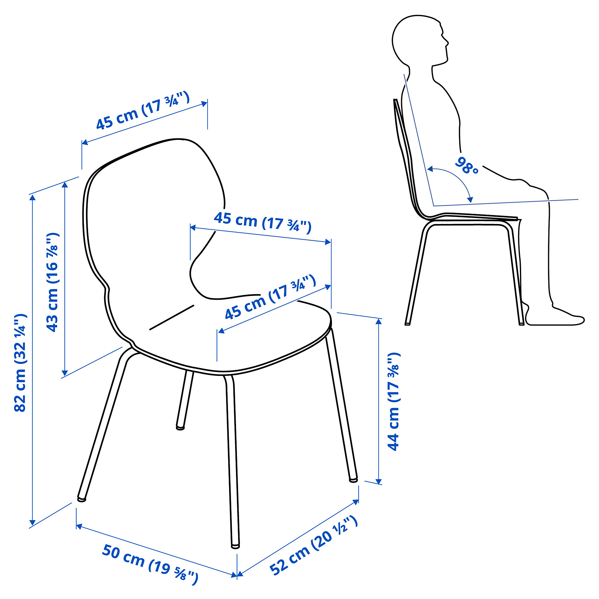 DOCKSTA / SIGTRYGG, round table and 4 chairs. 4 of 4 open dialog