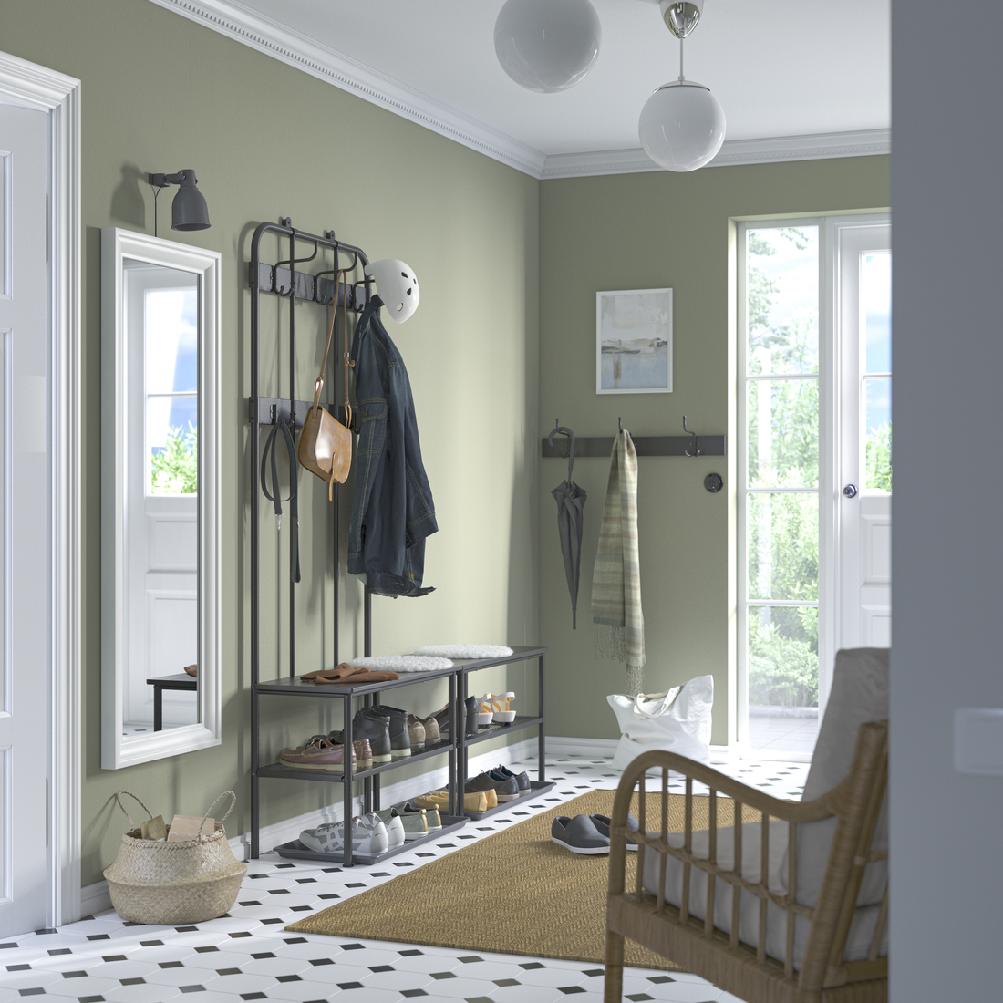 NIPÅSEN / BAGGMUCK, muebles recibidor j2. 3 de 3 open dialog