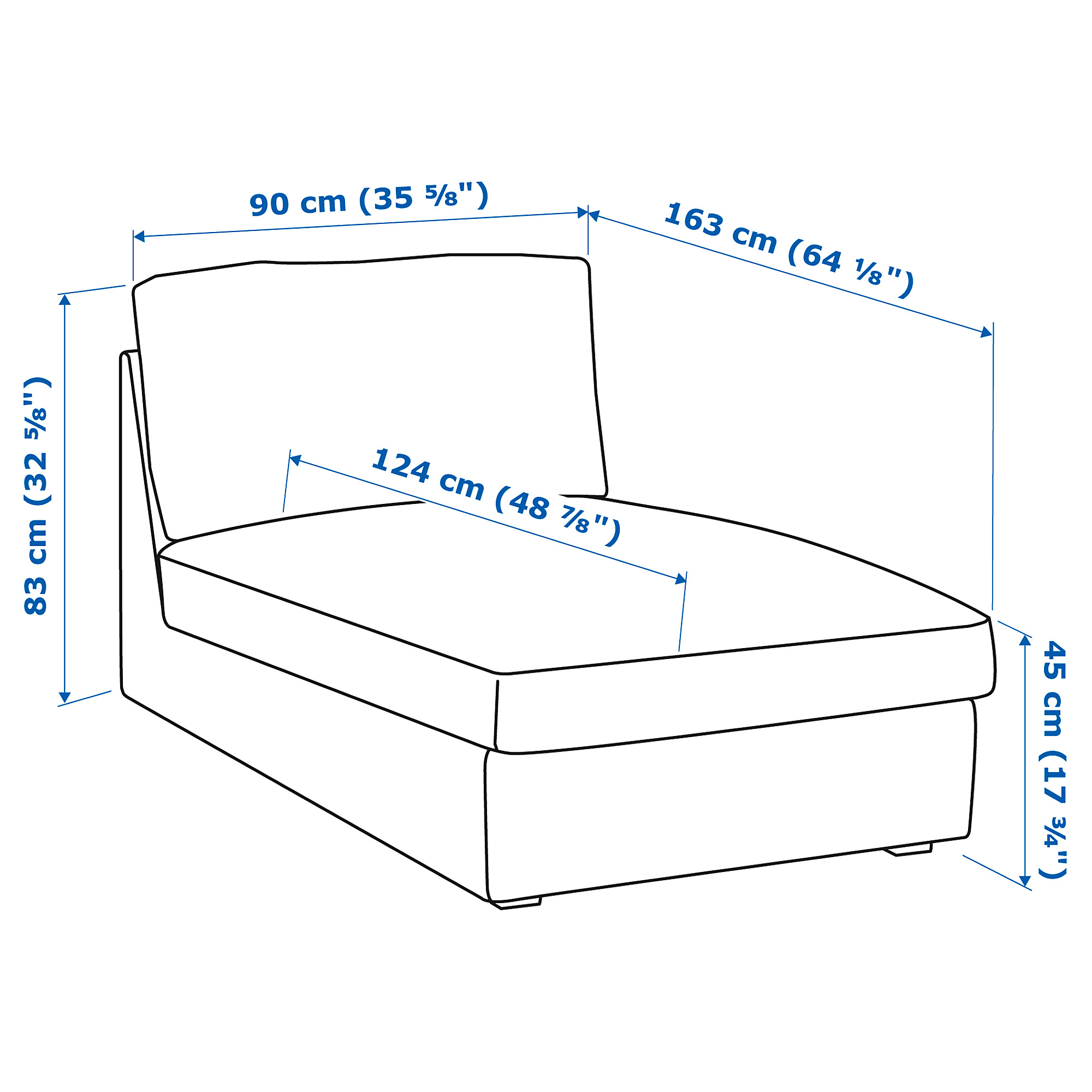 KIVIK, chaiselongue. 6 of 6 open dialog
