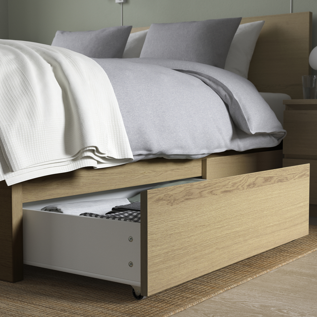 MALM, underbed storage box for high bed. 2 of 5 open dialog