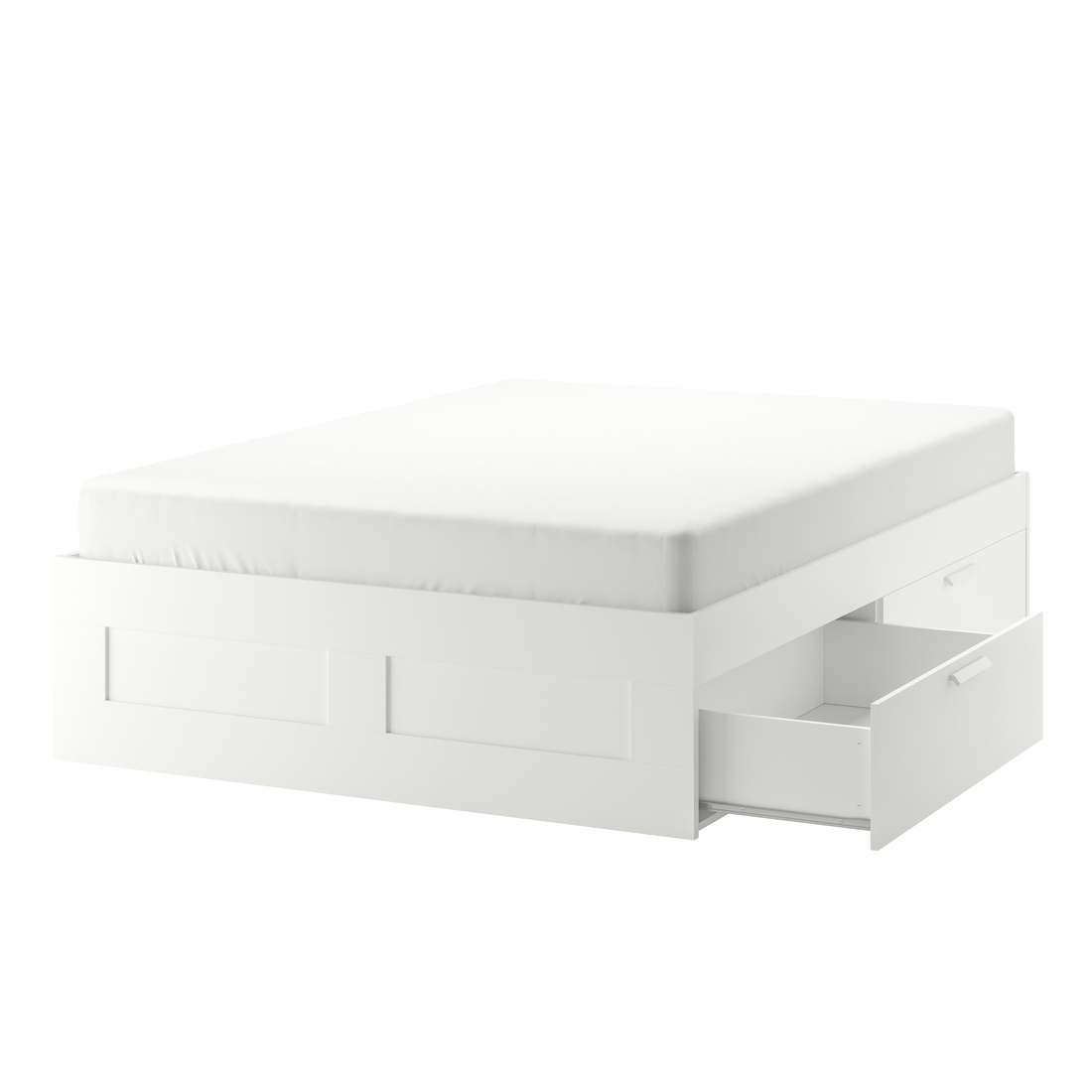 BRIMNES bed frame with storage 