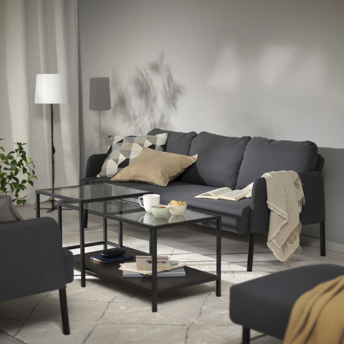 GLOSTAD, sofá de 3 plazas. 4 de 7 open dialog