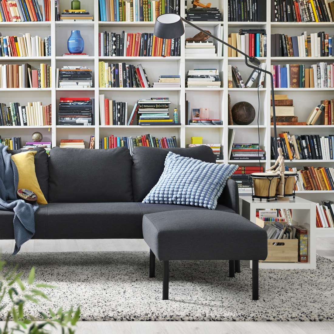 GLOSTAD, sofá 3 plazas con chaiselongue. 3 de 8 open dialog