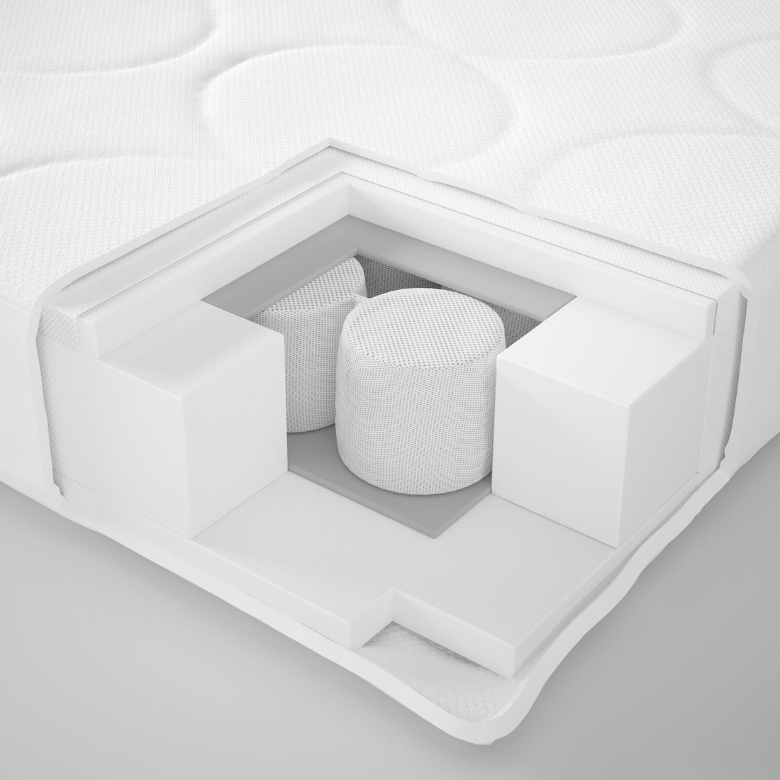 JÄTTETRÖTT, pocket spring mattress for crib. 2 of 7 open dialog