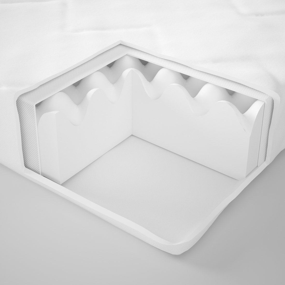 UNDERLIG, foam mattress for junior bed. 2 of 6 open dialog