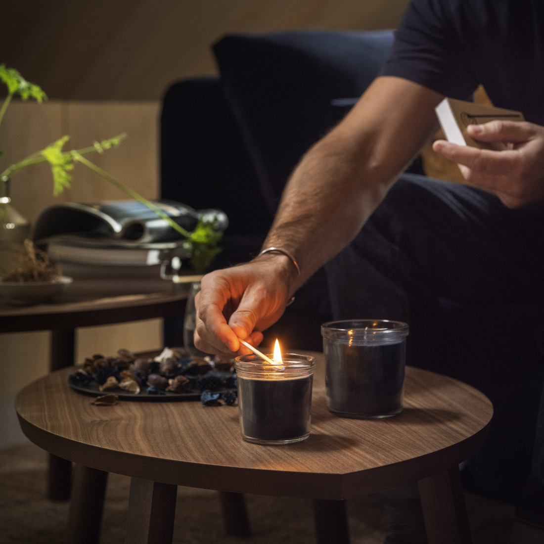 FRUKTSKOG, scented candle in glass. 4 of 5 open dialog