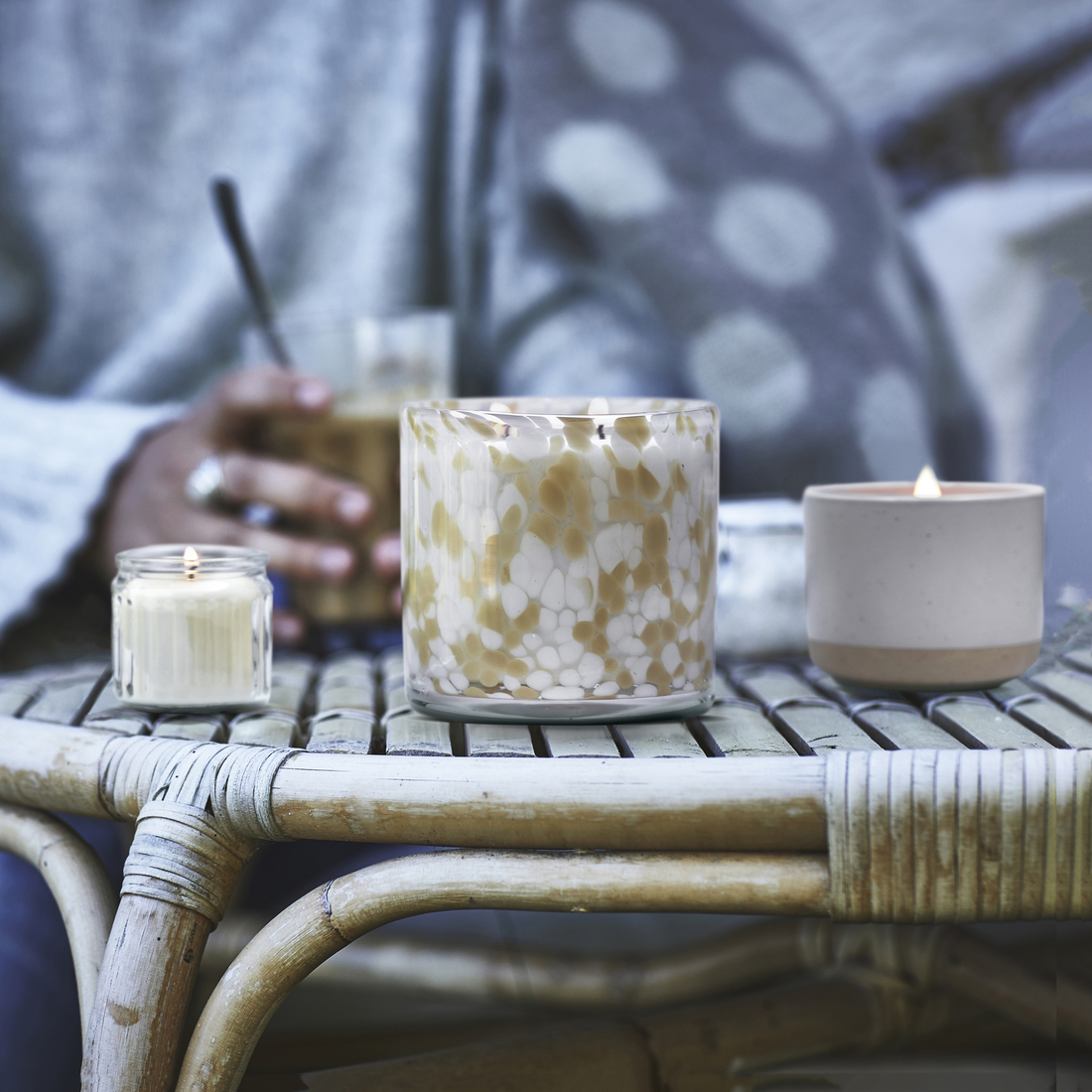 JÄMLIK, vela aromática en vaso 2 mechas. 5 de 5 open dialog