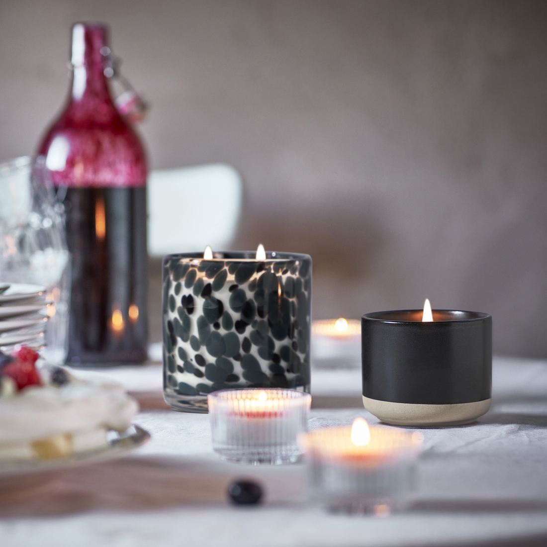 STÖRTSKÖN, scented candle in ceramic jar. 6 of 7 open dialog