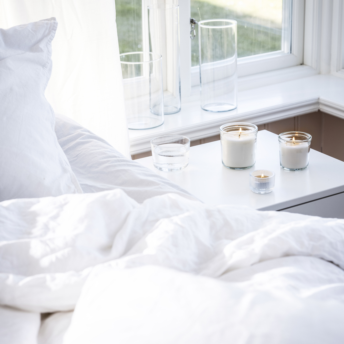 TRÅDCYPRESS, scented candle in glass. 2 of 4 open dialog